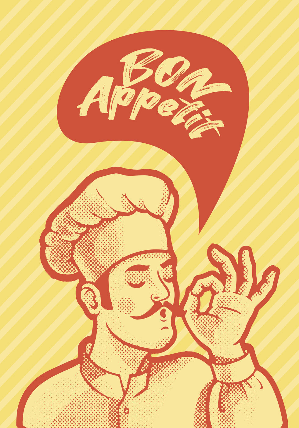 Chefs Bon Appetit Plakat - Posterbox.no