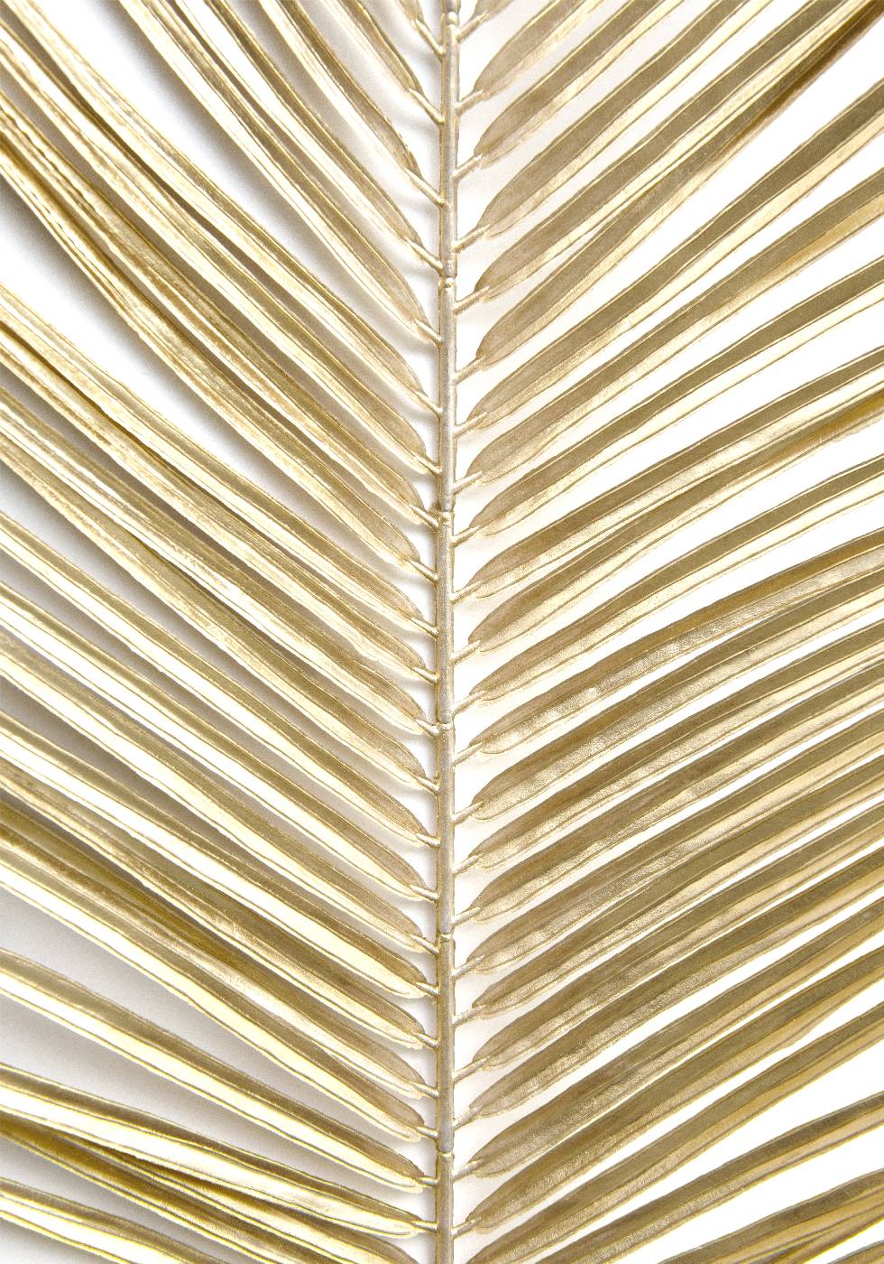 Gold Palm Leaves Plakat - Posterbox.no