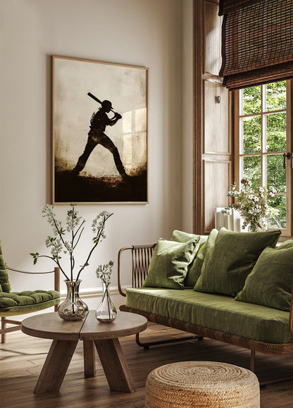 Baseball Swing Poster