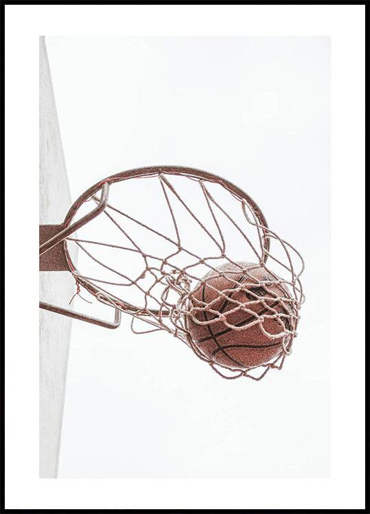 Basketball in Motion Poster - Posterbox.art
