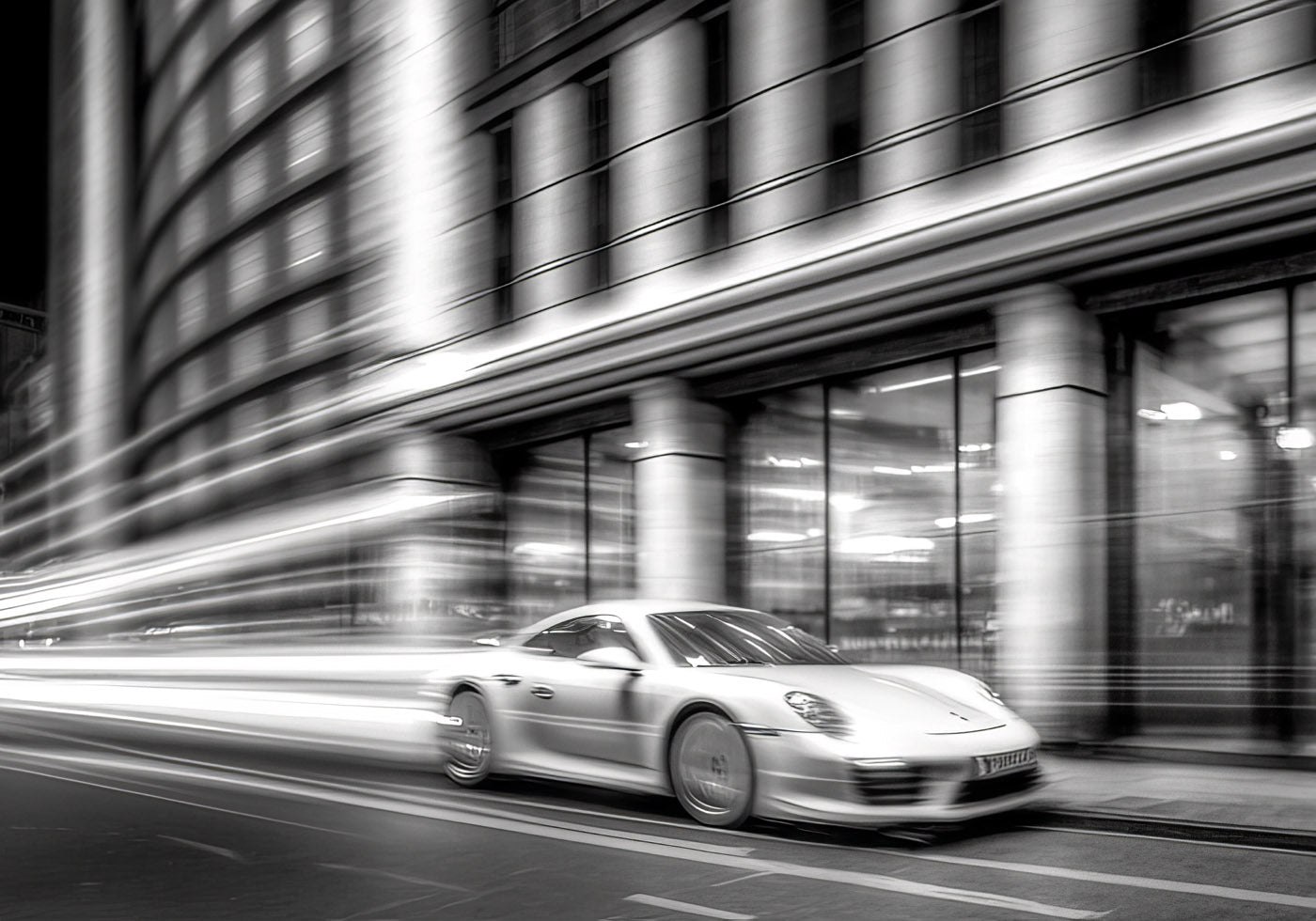 Porsche 911 in Motion Plakat - Posterbox.no