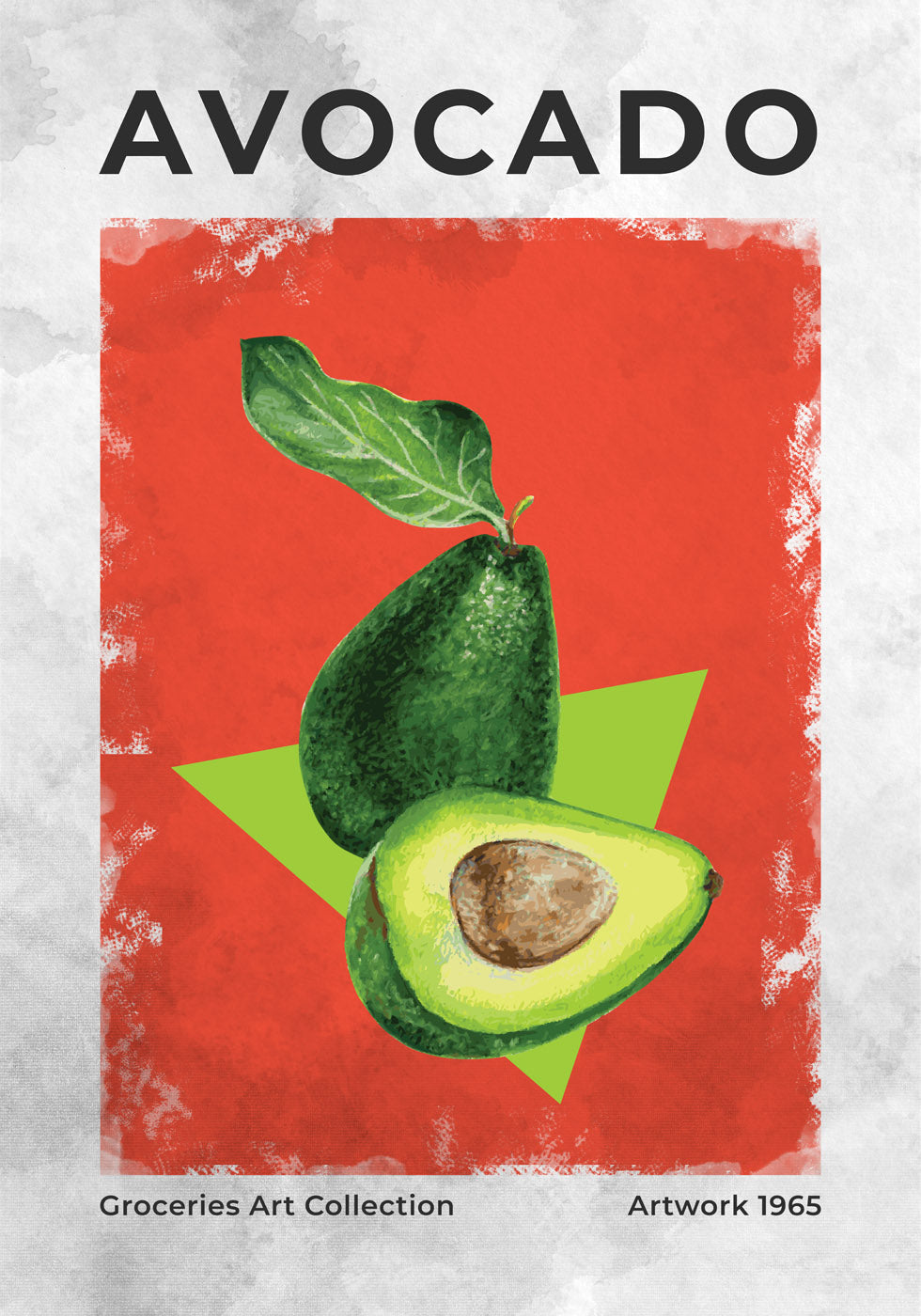 Avocado Vintage Art Plakat - Posterbox.no