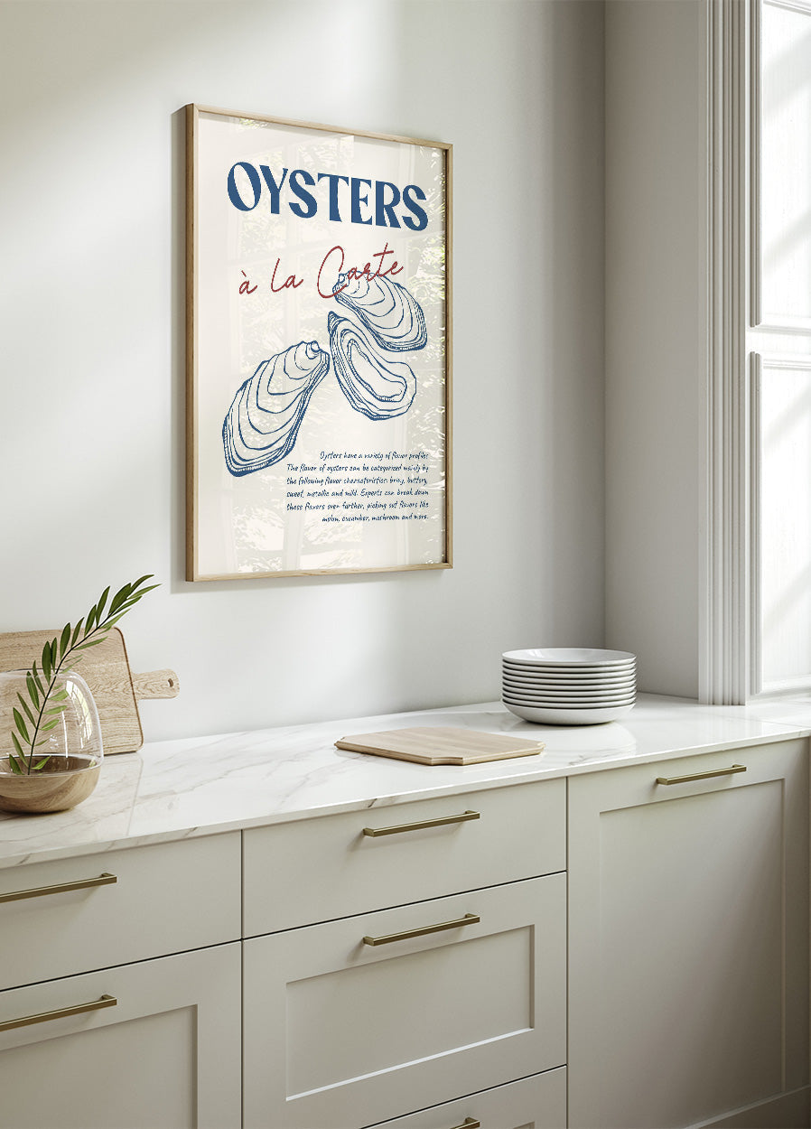Oysters Poster - Posterbox.art