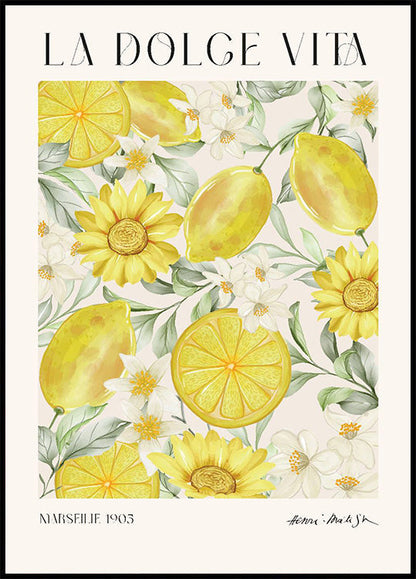 Lemons Poster - Posterbox.art