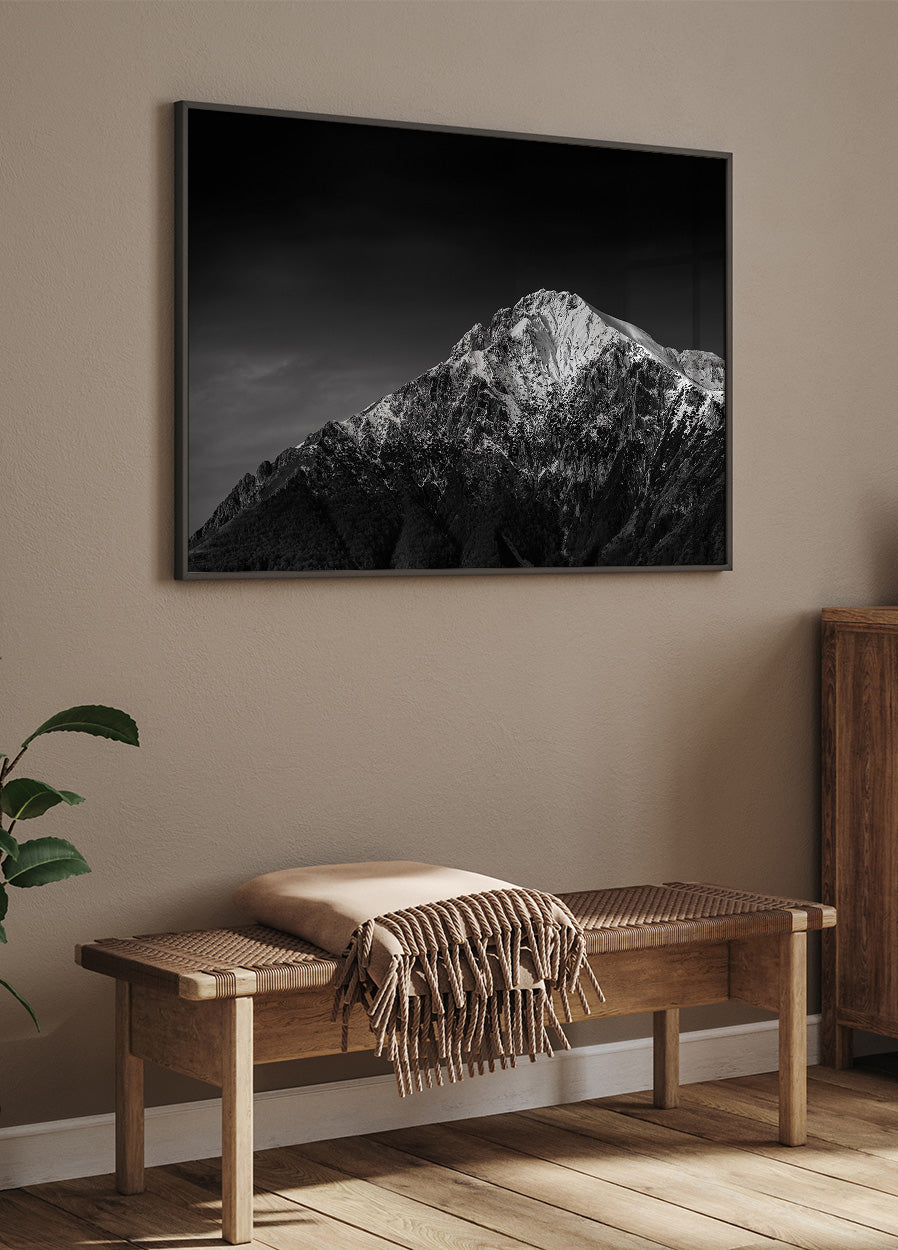 "Majestic Mountain Landscape Poster"