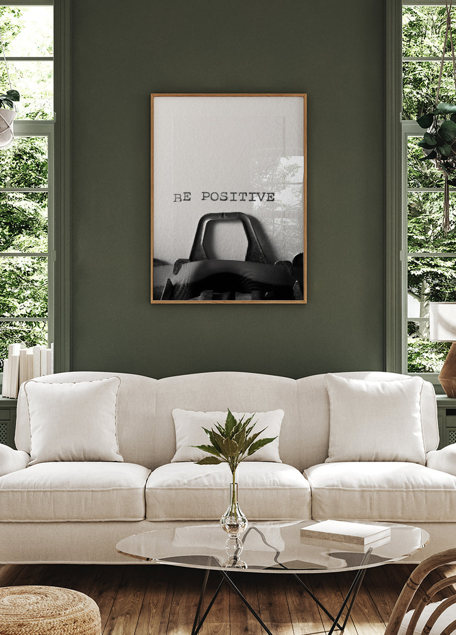Be Positive Poster - Posterbox.art