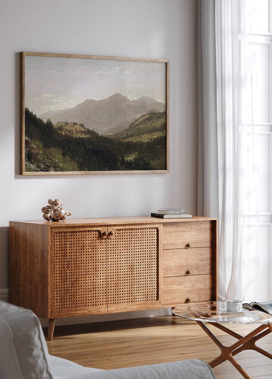 Bergen Mountains Landscape Poster - Posterbox.art