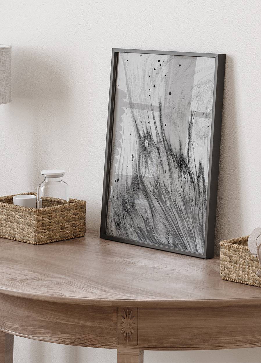 Black Marble Poster