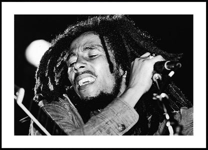 Bob Marley Live Portrait Poster