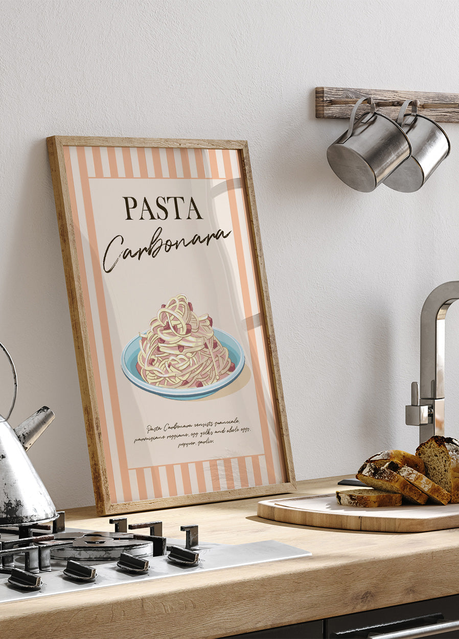 Carbonara Poster - Posterbox.art