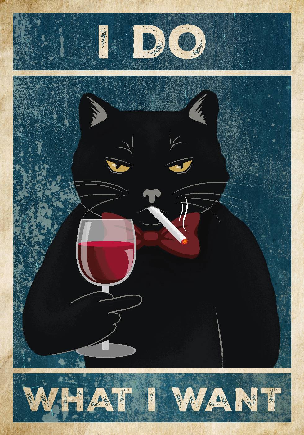 Confident Cat Attitude Poster