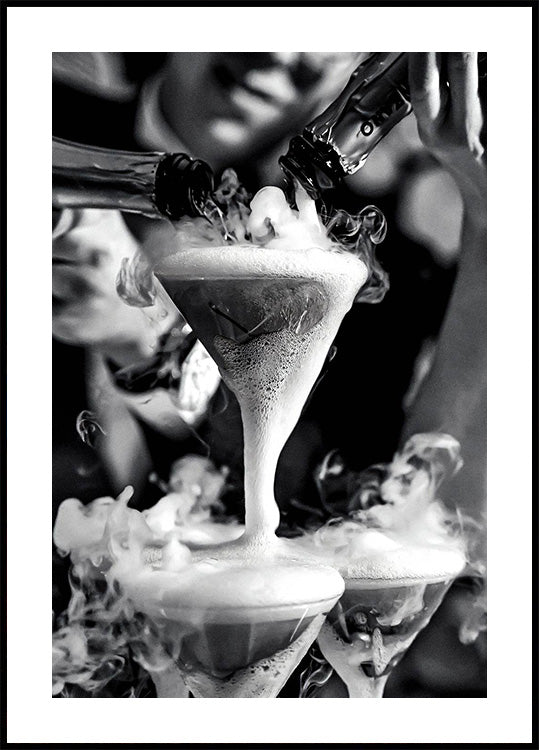 Champagne Fountain Poster - Posterbox.art