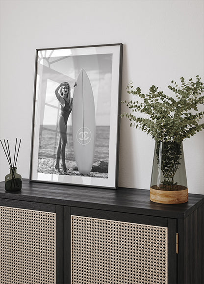 Chanel Surfboard in Style Poster