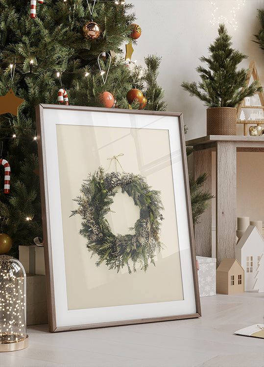 Christmas Wreath Poster