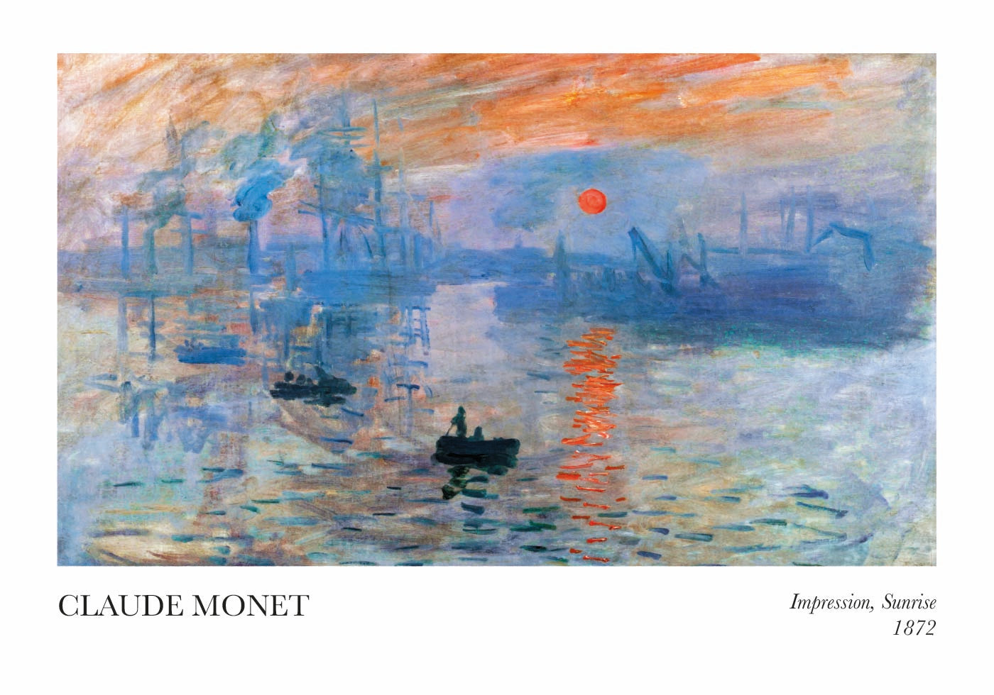 Impressionist Sunrise Poster