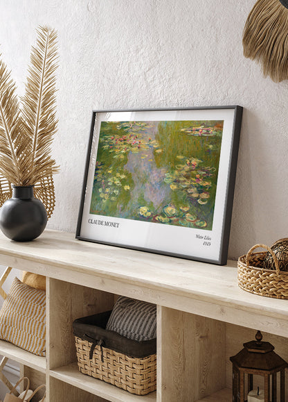 Water Lilies Serenity Poster