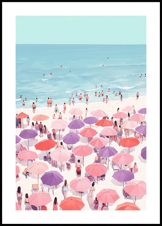 Beach Day Bliss Poster