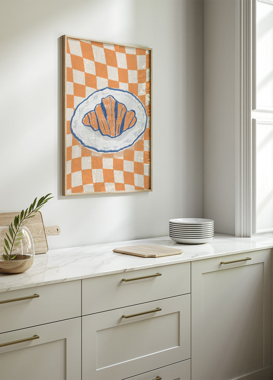 Croissant på Bordet Poster - Posterbox.art