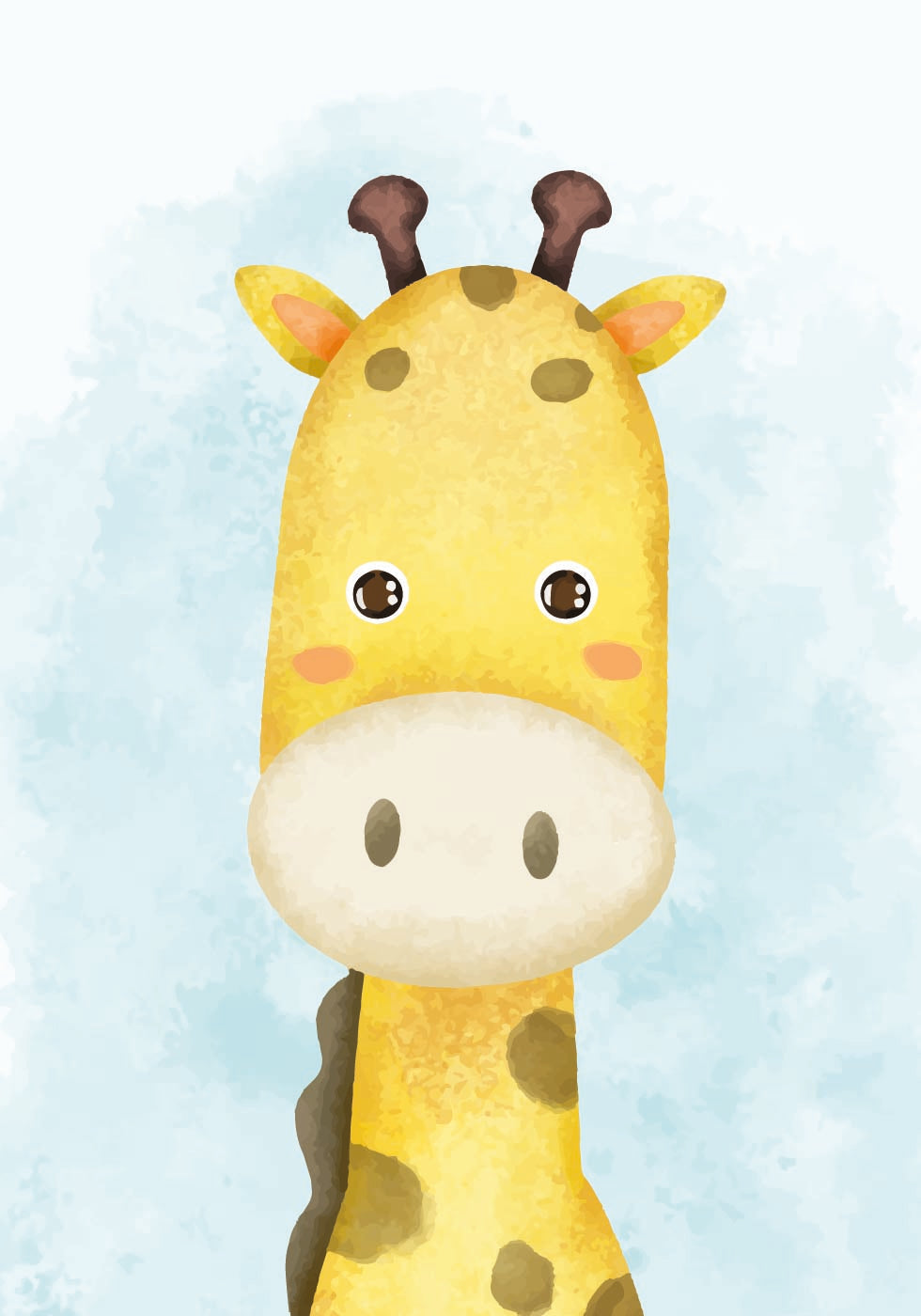 Cute Giraffe Poster