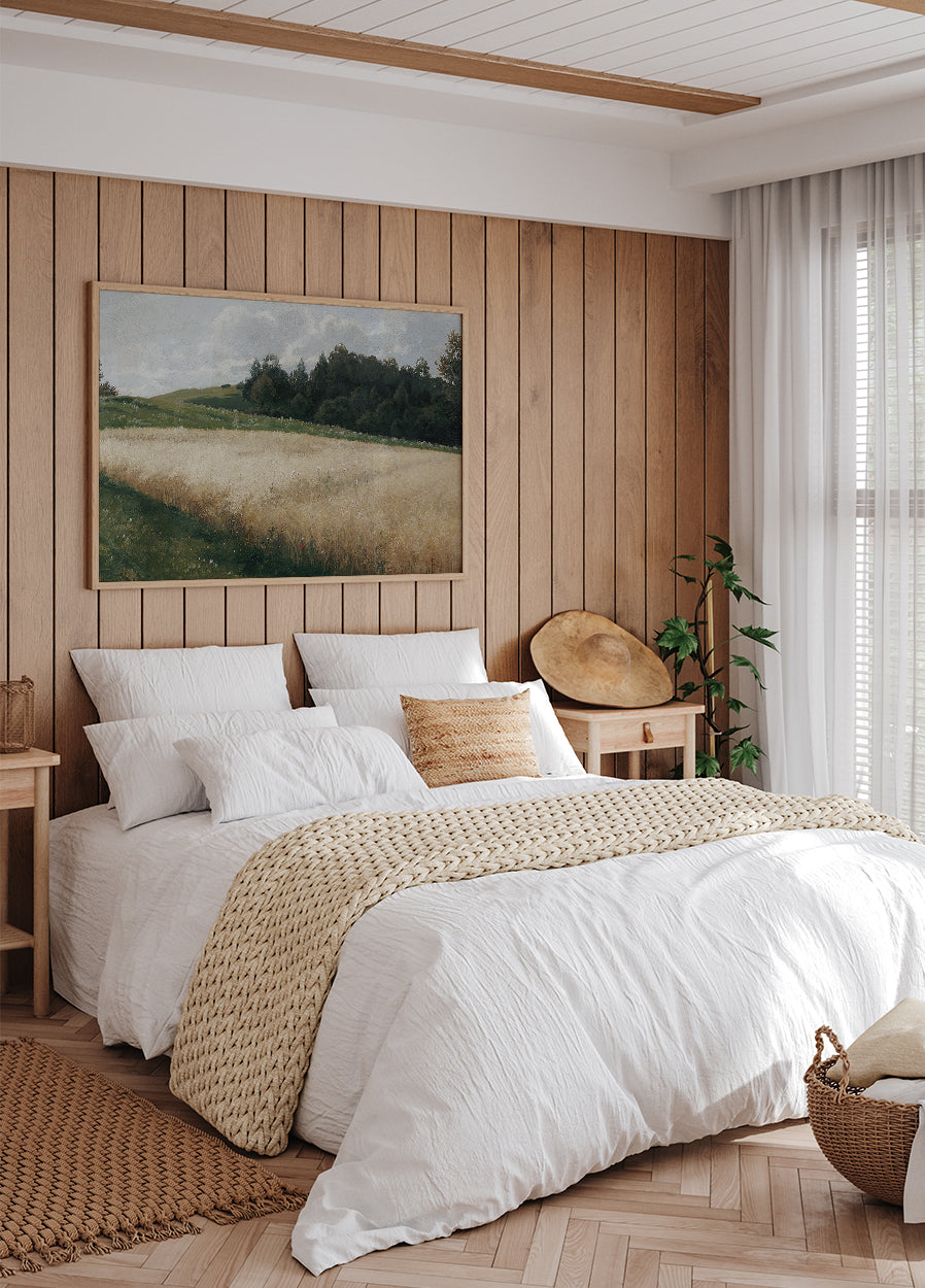 Golden Fields Landscape Poster - Posterbox.art