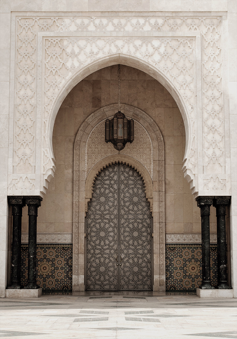 Door of the Hassan II Mosque, Casablanca  Poster