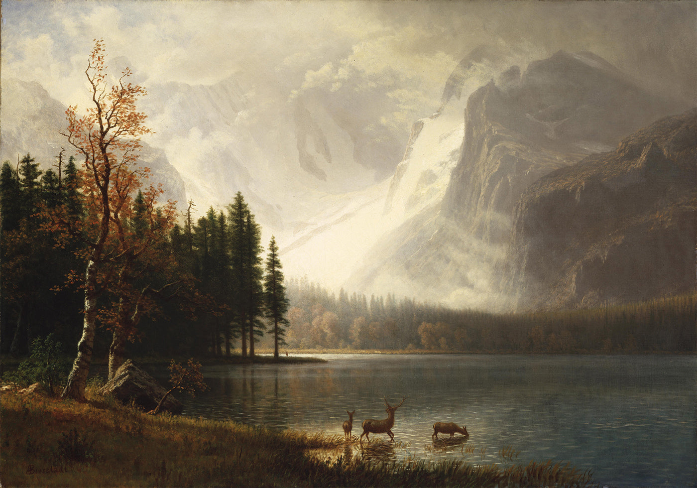 Mountain Serenity Landscape Poster - Posterbox.art