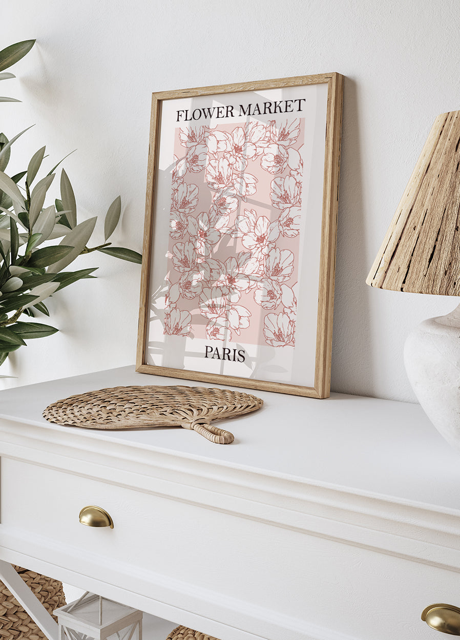 Flower Market Poster