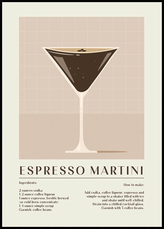 Espresso Martini Poster