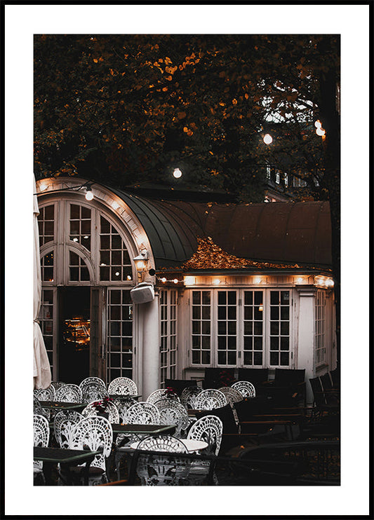 Charming Cafe Ambience Poster