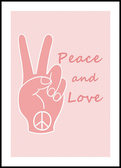 Peace and Love Poster