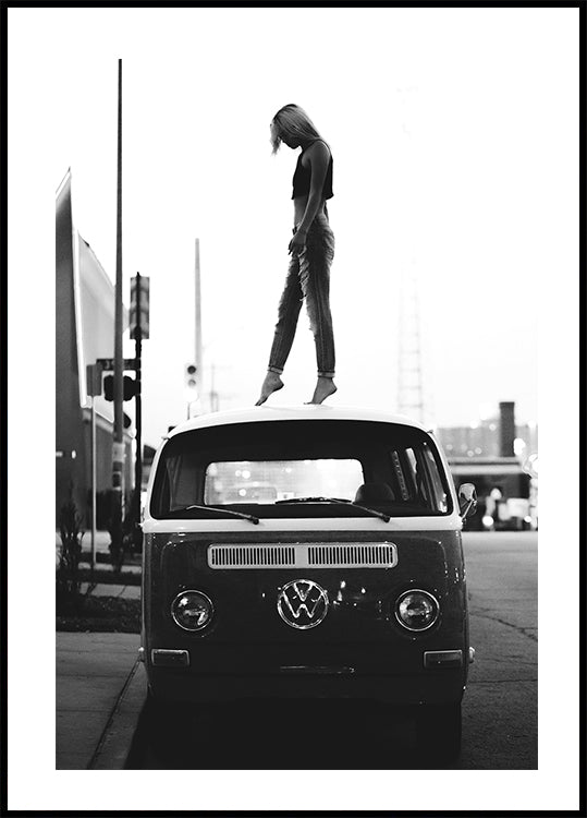Volkswagen Girl Poster - Posterbox.art
