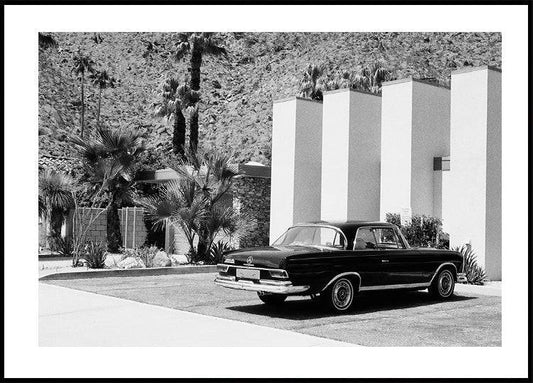 Old  Car in Palm Springs Poster