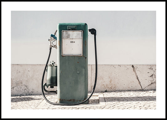 Vintage Gas Pump Poster