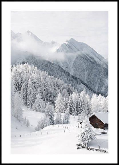 Winter Fairy Tale in the Alps Poster