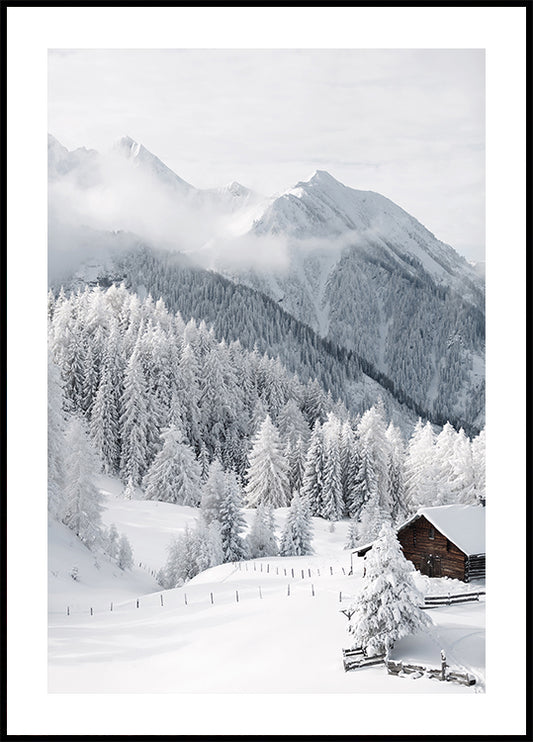 Winter Fairy Tale in the Alps Poster