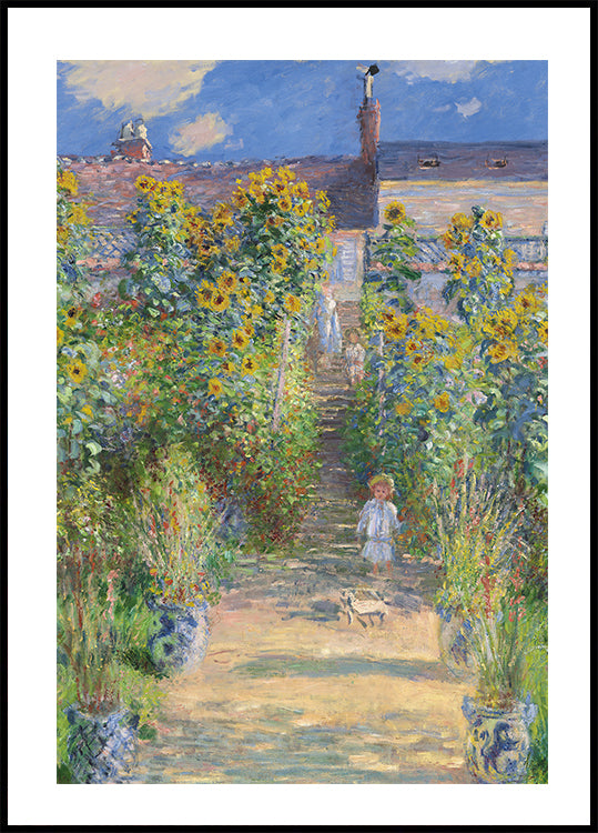 The Artist's Garden at Vétheuil Poster - Posterbox.art