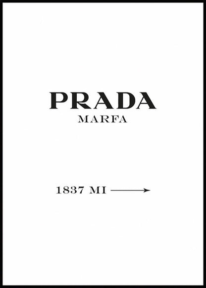 Prada Marfa Poster