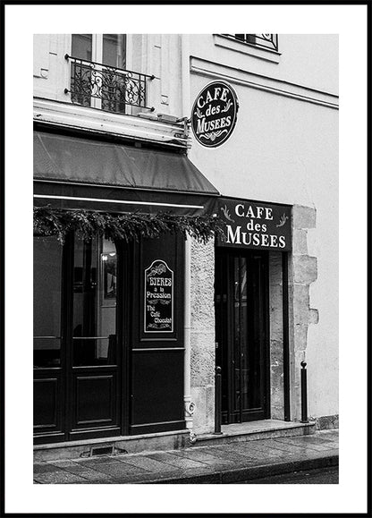 Old Paris Café Poster