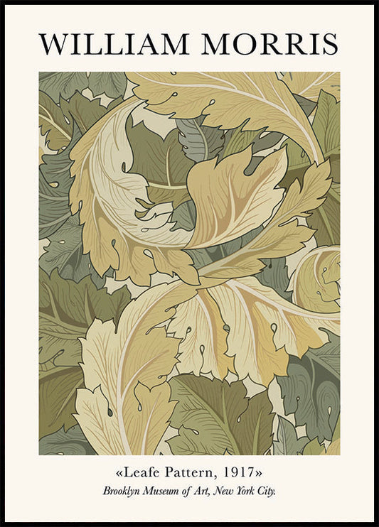 W. Morris & CO Leafe Pattern Poster