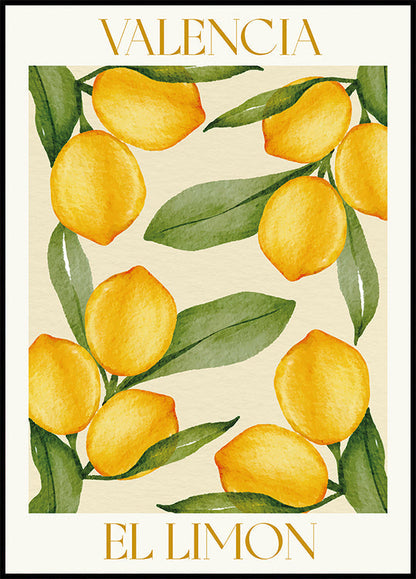 Lemons No. 1 Poster - Posterbox.art