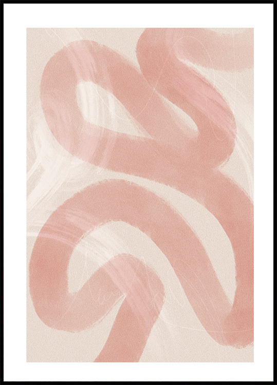 Pink Abstract Poster - Posterbox.art