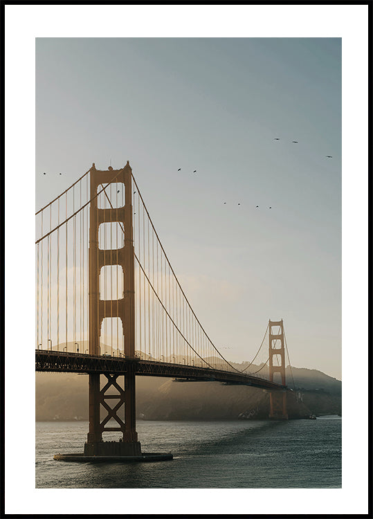 Golden Gate Bridge Sunset Poster