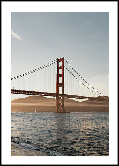 Golden Gate Bridge Scenic View Poster