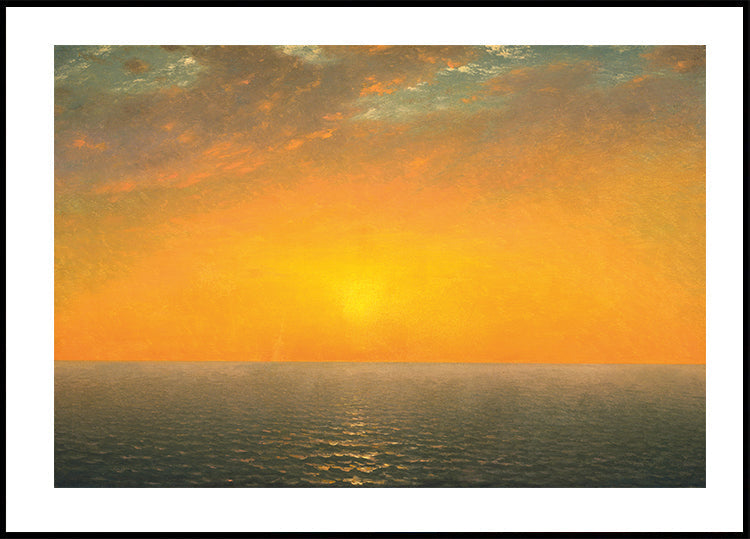 Golden Horizon Over Water Poster - Posterbox.art