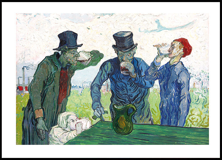 The Drinkers By Vincent van Gogh Poster - Posterbox.art