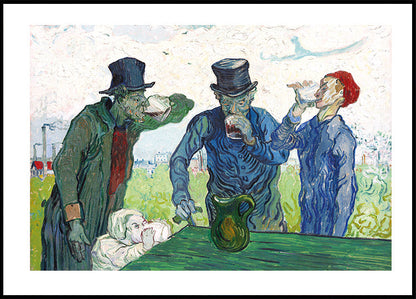 The Drinkers By Vincent van Gogh Poster - Posterbox.art