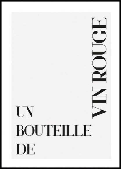 Vin Rouge Poster