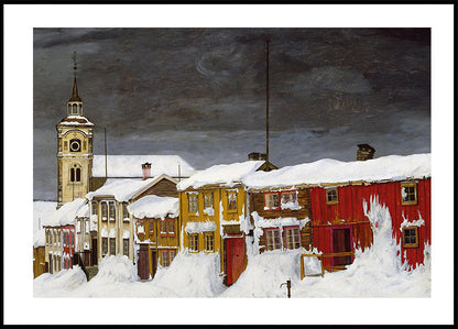 Historic Winter Scene Poster