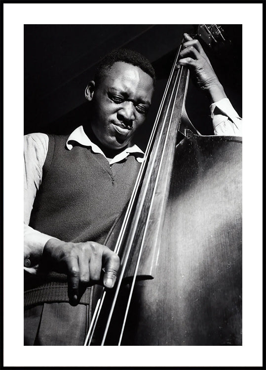 Musician on Bass Poster
