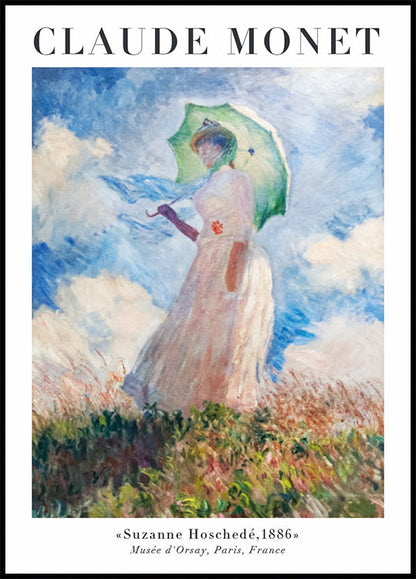 Suzanne with Parasol Poster - Posterbox.art